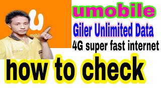 How To Check U Mobile Data Usage