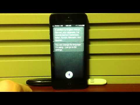 Speaking In Siri's Language