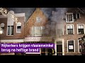 Lieve woorden zorgen voor doorstart van afgebrande vlaaienwinkel in Nijkerk