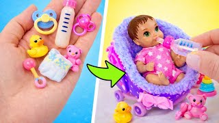 Download lagu We Made the Cutest Baby Doll Essentials! 🍼👶 Easy DIY Mini Crafts mp3