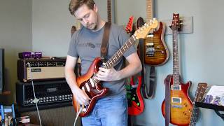 Video thumbnail for Suhr Singlecoil Shootout: V60 vs V60LP "low peak," clean and distorted lead guitar by Drew Peterson