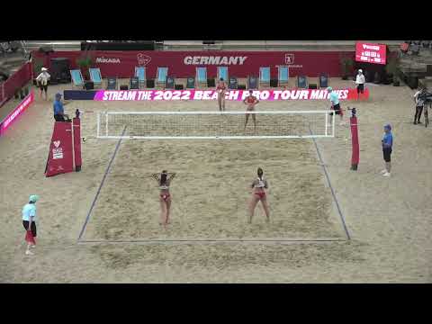 Barbara/ Carol (BRA ) x Borger/ Sude ( GER )Hamburgo Cronologico