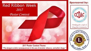 2017 Red Ribbon Week Poster Contest