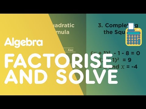 Solving Quadratics By Factorising | Algebra | Maths | FuseSchool