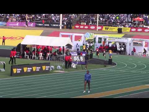 Titchfield High wins! 🏆 Class 1 Boys 800m Final at ISSA Champs 2025!"