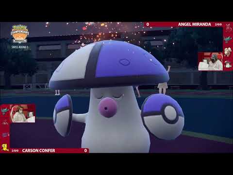 Pokémon VGC Swiss R3 Carson Confer vs Angel Miranda VG Day 1 2023 Orlando Regional Championships
