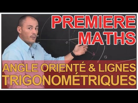 Oriented angle and trigonometric lines - Maths 1ère - Les Bons Profs