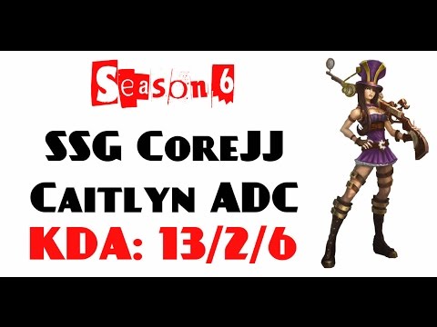 Korea Challenger LOL - SSG CoreJJ - Caitlyn ADC (Mar 7, 2016)
