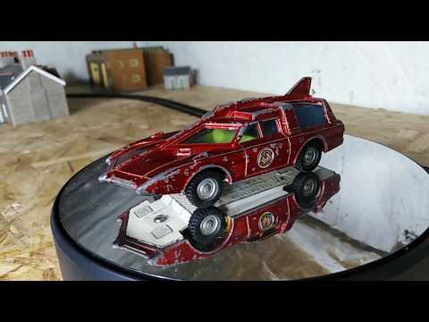 Dinky Toys Spectrum Streifenwagen Nr. 103 (Captain Scarlet), vollständige Restaurierung