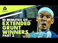 10 MINUTES OF: Extended Grunt ATP Tennis Winners! Part 2 ?