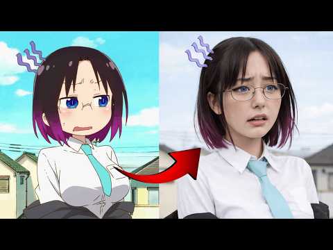 Miss Kobayashi’s Dragon Maid AI Real Life Transformation | 小林さんちのメイドラゴン