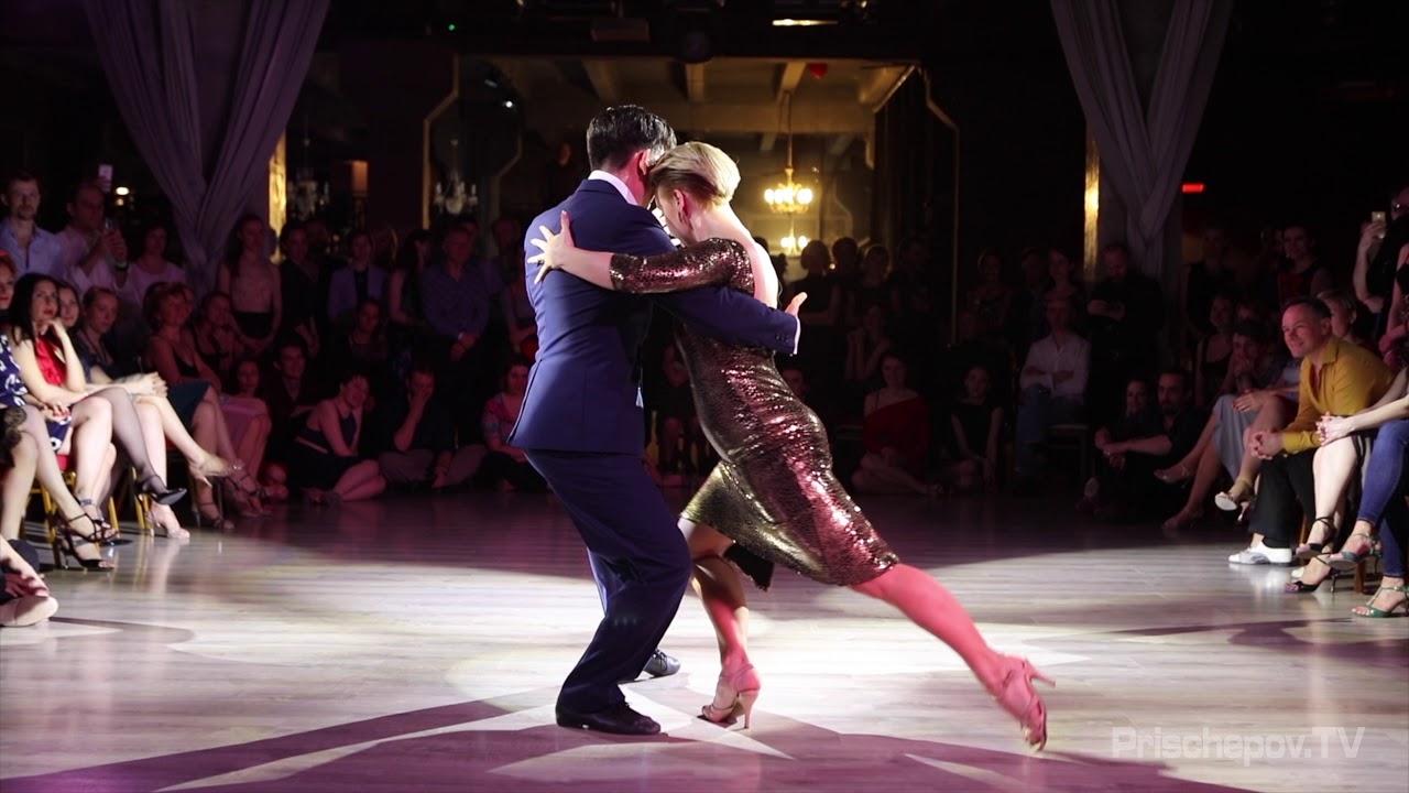 Sara Grdan and Ivan Terrazas, 3-4, Moscow, milonga "Ideal" PLANETANGO 6.04.2018