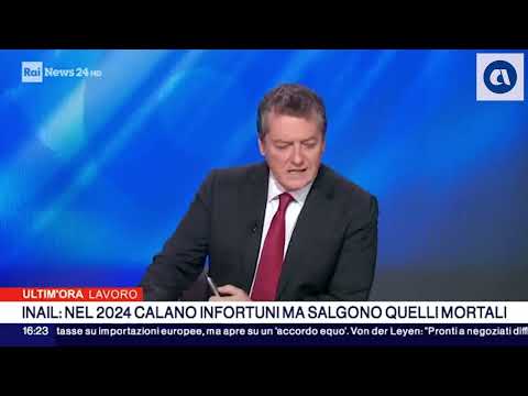 Open data Inail, andamento degli infortuni sul lavoro da gennaio a dicembre 2024