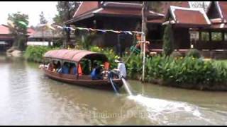 preview picture of video 'Ayutthaya Floating Market, Ayutthaya, Thailand, ( 8 )'