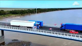 Russland und Nordkorea eröffnen erste Straßenbrücke über gemeinsame Grenze
