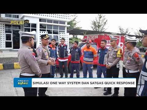 SIMULASI ONE WAY SYSTEM DAN SATGAS QUICK RESPON POLRES PEKALONGAN