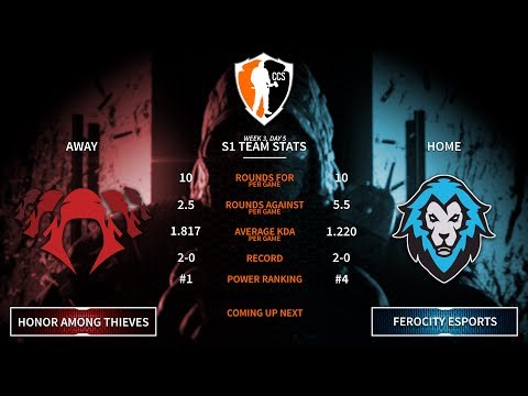 NA/PC Invite League - Week 3, Day 5 - Honor Among Thieves Vs. Ferocity eSports