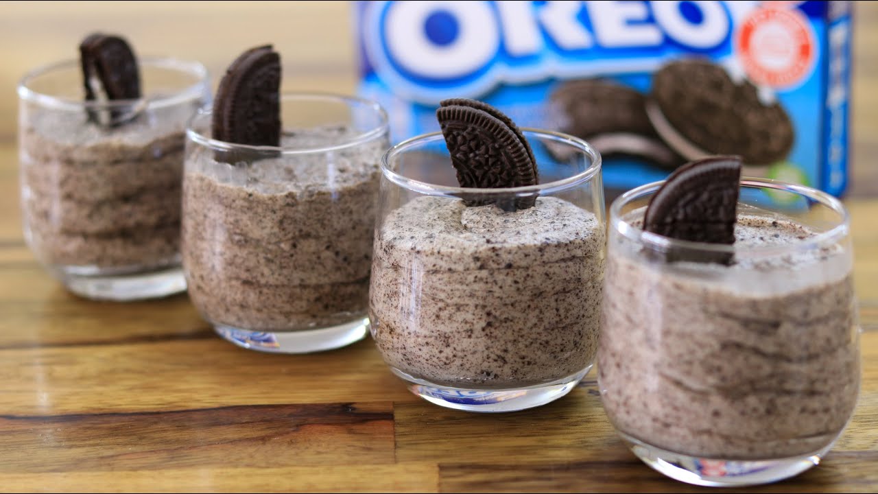 3Ingredient Oreo Mousse Recipe The Cooking Foodie