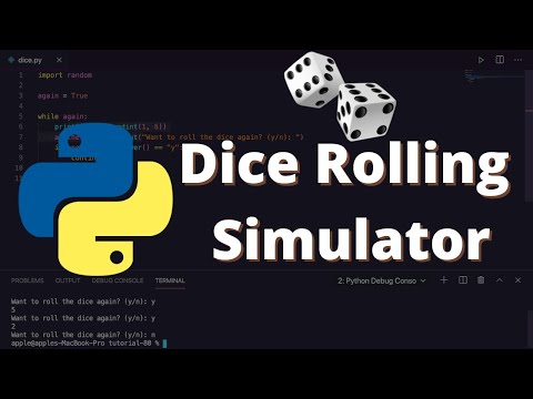 Dice Simulator Python Project
