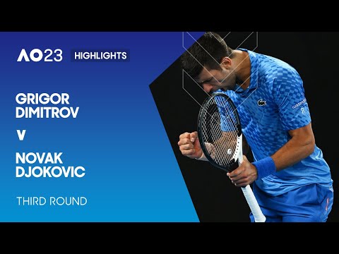 Grigor Dimitrov v Novak Djokovic Highlights | Australian Open 2023 Third Round