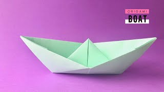 How to Fold a Paper Boat | Easy Origami Boat