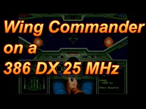 Wing Commander 386 DX 25 MHz DOS PC