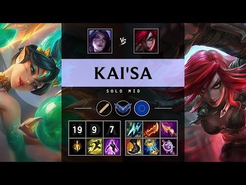 Kai'Sa Mid vs Katarina - EUW Diamond Patch 25.15