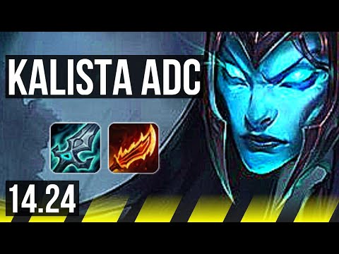 KALISTA & Senna vs JINX & Nautilus (ADC) | KR Master | 14.24