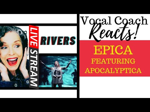 LIVE REACTION: EPICA feat. APOCALYPTICA - Rivers LIVE! Vocal Coach Reacts & Deconstructs