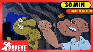 Download lagu Popeye vs. the Sea Hag Vintage Cartoon Marathon | Popeye and Friends mp3