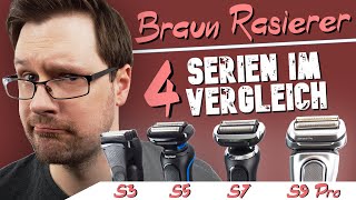 Braun Rasierer Vergleich ► Unterschiede Series 3, 5, 7 & 9 Pro ✅ Wunschgetreu