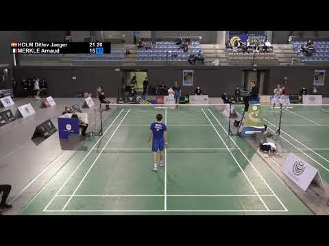 Match point - Ditlev Jaeger Holm vs Arnaud Merkle - MS, SF - Portuguese International 2021