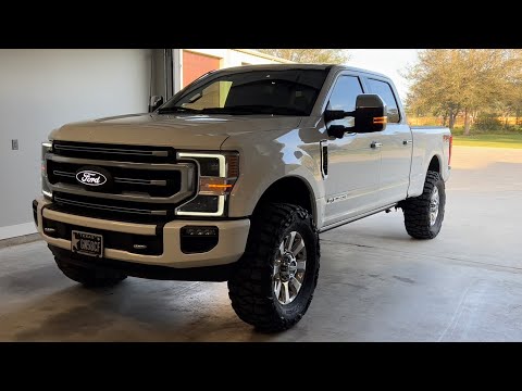 Ford F-350 Platinum 2" Shifted Wheel Spacers 37x13.50x20 Nitto Mud Grapplers