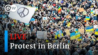 Stand with Ukraine: Protest in Berlin LIVE