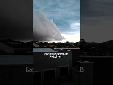 Temporal em Laranjeiras do Sul-PR (22/10/26)