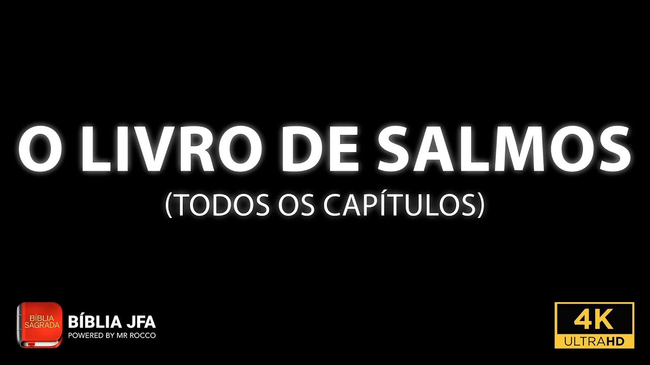 O Livro de Salmos Completo + Tela escura (Sem fundo musical) 🔇 - Bíblia JFA Offline