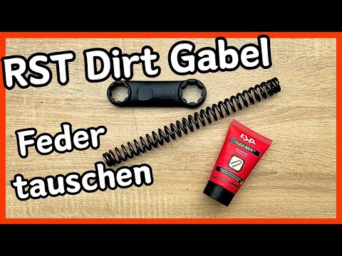 RST Dirt Federgabel Stahlfeder tauschen? So geht's!