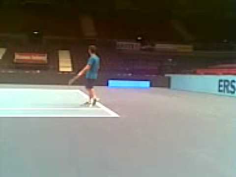 ivo klec @ viena atp, stadthalle, pre tournamant practice, warm up