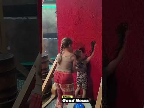 Older Sibling Push Her Sister a Little Bit Too Hard