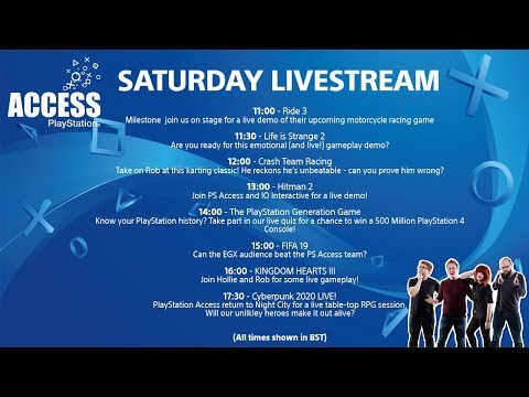 EGX 2018 Saturday - Hitman 2, KINGDOM HEARTS III, Cyberpunk 2020 and more!