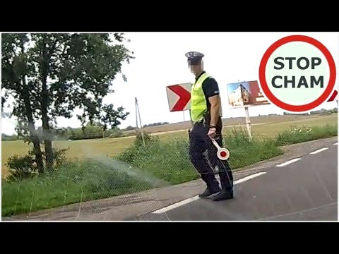 Kontrola drogowa - "nie drzyj się na mnie facet"