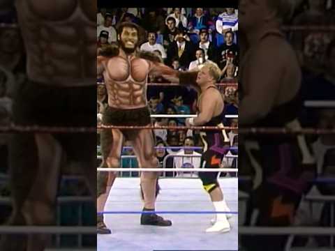 The Tallest Wrestler Ever Battles 3 Men! #shorts #wwe #wwf