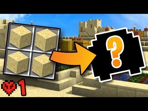 Hardcore Minecraft Except All Crafting Recipes Are Random (#1)
