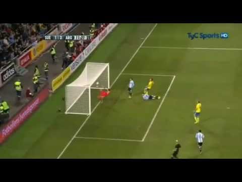 Andreas Isaksson Incredible Save vs Messi ( Sweden vs Argentina)