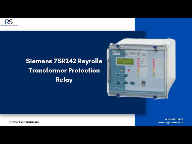 Siemens Reyrolle Numerical Relay - Siemens Reyrolle 7SR51 Protection ...