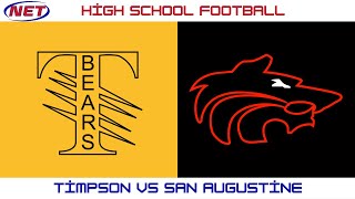 HS Football: Timpson vs San Augustine