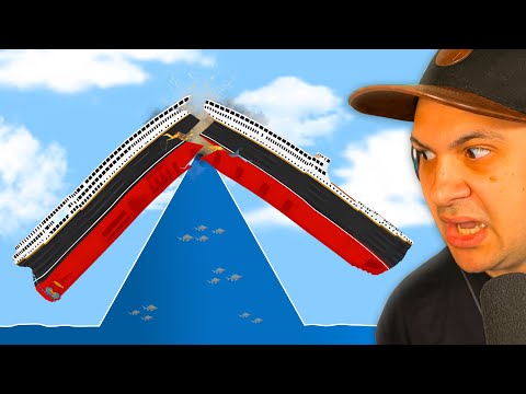 Dangerous Ways to DESTROY The TITANIC! | Floating Sandbox