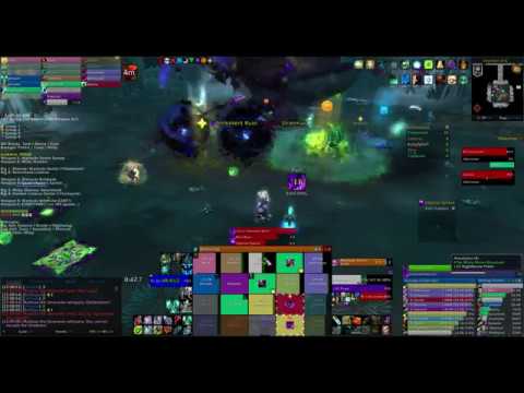 The Misty Moon Massive vs. Mythrax the Unraveler (Mythic) - Restoration Shaman PoV (NO MUSIC)