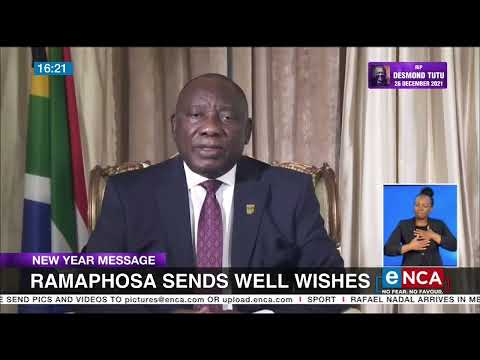 President Cyril Ramaphosa delivers New Year's Message