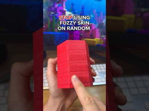 Know exactly what fuzzy skin to use with this print